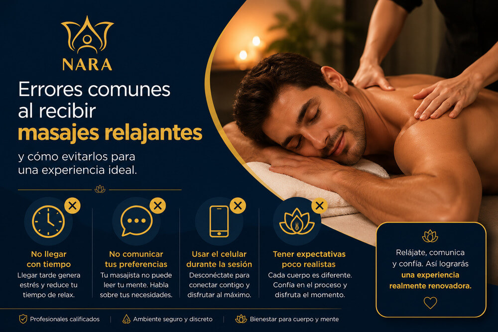 En este momento estás viendo Errores comunes al recibir masajes relajantes y cómo evitarlos para una experiencia ideal