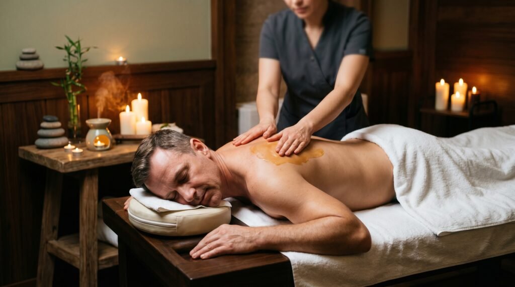 masajes tántricos en Miraflores — sala de Nara Spa