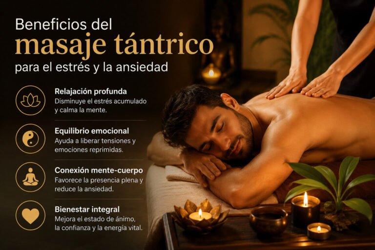 Lee más sobre el artículo Beneficios del Masaje Tántrico para el Estrés y la Ansiedad